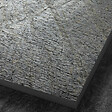 U-TILE - Receveur pierre naturelle ardoise claire 100 x 100 cm - grille caniveau acier excentrée - vignette