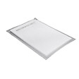 U-TILE - Receveur résine 180 x 90 cm blanc effet granit - grille caniveau excentrée - vignette