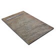 U-TILE - Receveur pierre naturelle cuivre 140 x 90 cm - grille caniveau acier excentrée - vignette