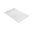U-TILE - Receveur résine 150 x 100 cm blanc effet granit - grille caniveau excentrée - vignette