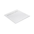 U-TILE - Receveur résine 100 x 100 cm blanc effet granit - grille caniveau excentrée - vignette