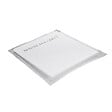 U-TILE - Receveur résine 100 x 100 cm blanc effet granit - grille caniveau excentrée - vignette