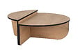 HABITAT ET JARDIN - Table basse en bois "Orion" 90 x 60 x 30 cm - Chêne à miel - vignette
