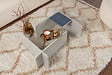 HABITAT ET JARDIN - Table basse en verre "Flavio" 105 x 65 x 30 cm - Gris - vignette