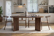 HABITAT ET JARDIN - Table à manger en bois "Sablin" 180 x 90 x 75 cm - Noyer - vignette