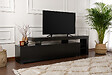 HABITAT ET JARDIN - Meuble TV en bois "Beliz" 192 x 37 x 53 cm - Bois Noir - vignette