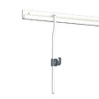 ARTITEQ - Pack 5 Tiges aluminium coudées 4 mm - Accessoire Cimaise Tableau 200 cm - vignette