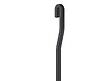 ARTITEQ - Tige aluminium Noire coudée 4 mm - Accessoire Cimaise Tableau 200 cm , Pack de 5 , Noir - vignette