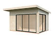 PALMAKO - Studio de jardin en bois Andrea ép. 44 mm avec baies coulissantes double vitrage - Palmako - 17,2 m² - vignette