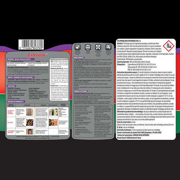 XYLOPHENE - Traitement bois extérieurs EVO+ 6L - large