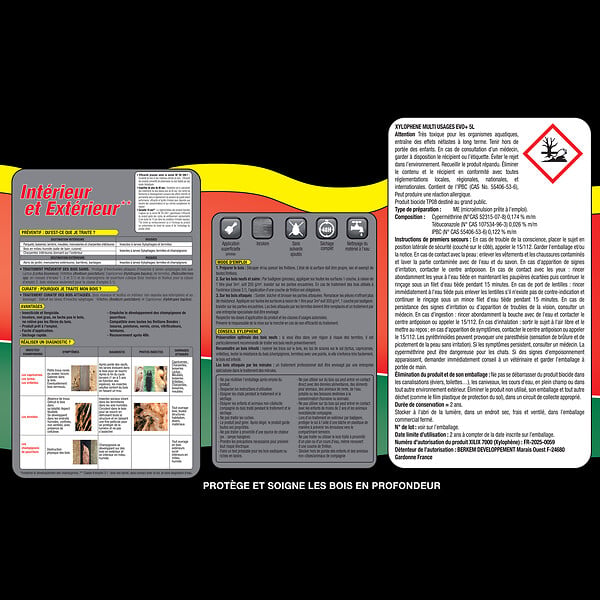 XYLOPHENE - Traitement bois multi usages EVO+ 6L - large