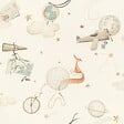 RASCH - Vgi motif dreaming fox - vignette