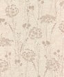 RASCH - Papier peint intissé fleurs de panais - Crème - 0,53x10,05m - vignette