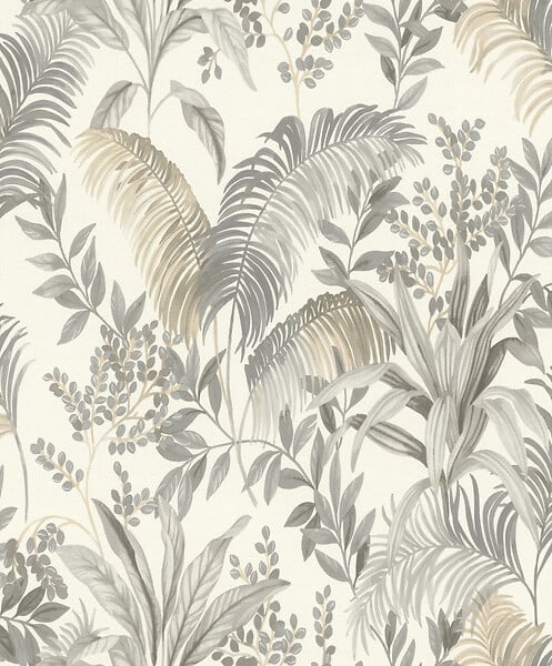 RASCH - Papier peint intissé Florentine IV - Gris - large