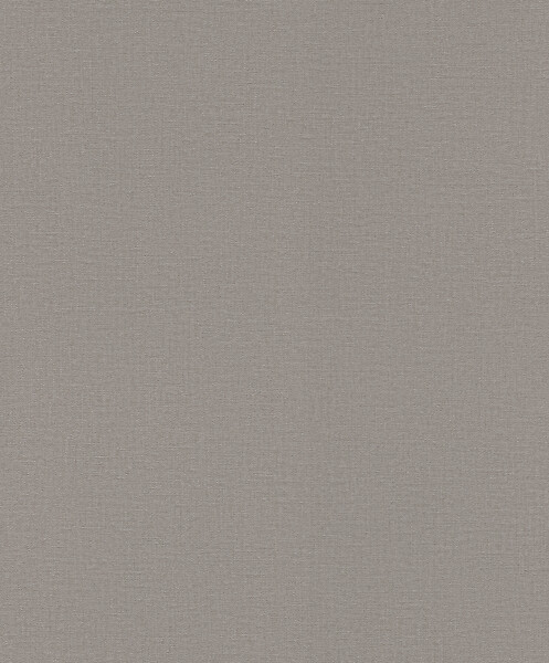 RASCH - Papier peint intissé uni Lirico - Gris - L.10,05xl.53cm - large