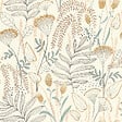 RASCH - Papier peint Motif Angélique - Blanc bleu ocre - vignette