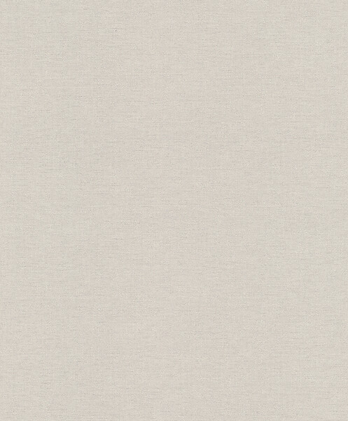 RASCH - Papier peint intissé vinyle Uni Canvas - Gris - L.53x10,05m - large