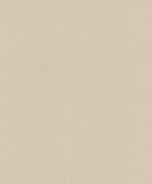 RASCH - Papier peint intissé toile canvas uni - Brun - L.53x10,05m - large