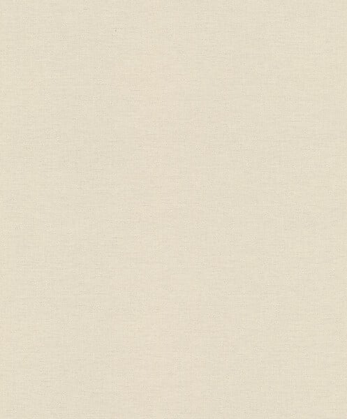 RASCH - Papier peint intissé uni Canvas - Beige - L.10,05x0,53m - large