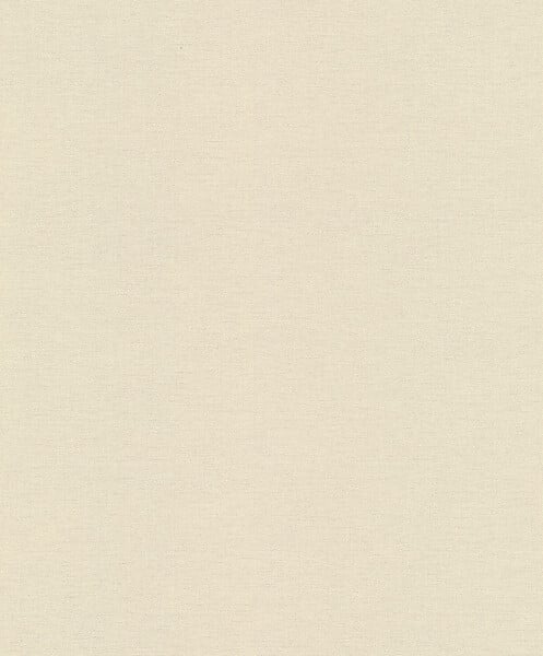 RASCH - Papier peint intissé uni VGI Uni Canvas - Beige crème - large