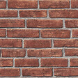 RASCH - Papier peint intissé motif brique Allegretto - Rouge brique - vignette