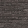 RASCH - Papier peint intissé motif bois - Noir/Anthracite - L.53cm - vignette