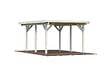 PALMAKO - Carport toit plat en bois Karl 1 voiture - Palmako - 18 m² - vignette