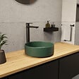 CERAMIA - Ceramia PixL 36 x 12,5 cm vasque à poser + Swiss Aqua Technologies Mood mitigeur lavabo XL + Ceramia PixL bonde (CEPX36GEMSAT285C) - vignette