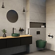 CERAMIA - Ceramia PixL 36 x 12,5 cm vasque à poser + Swiss Aqua Technologies Mood mitigeur lavabo XL + Ceramia PixL bonde (CEPX36GEMSAT285C) - vignette