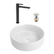 CERAMIA - Ceramia PixL 36 x 12,5 cm vasque à poser + Swiss Aqua Technologies Mood mitigeur lavabo XL + Ceramia PixL bonde (CEPX36WMSAT285C) - vignette