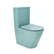 SWISS AQUA TECHNOLOGIES - Swiss Aqua Technologies Infinitio WC à poser complet en céramique avec abattant SoftClose, vert mat (SATINF031VPSNLGEM) - vignette