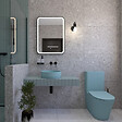 SWISS AQUA TECHNOLOGIES - Swiss Aqua Technologies Infinitio WC à poser complet en céramique avec abattant SoftClose, vert mat (SATINF031VPSNLGEM) - vignette