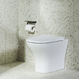 ROCA - Optica cuvette WC à poser en céramique, rinçage Vortex, vendu sans abattant, blanc (A347V15000) - vignette
