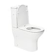 SWISS AQUA TECHNOLOGIES - Brevis cuvette WC à poser adaptée PMR sans bride en céramique (réservoir non fourni), blanc (SATBRE033RREXVPB) - vignette