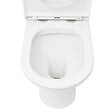 SWISS AQUA TECHNOLOGIES - Brevis cuvette WC à poser adaptée PMR sans bride en céramique (réservoir non fourni), blanc (SATBRE033RREXVPB) - vignette