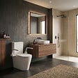 SWISS AQUA TECHNOLOGIES - Brevis Combi WC à poser sans bride en céramique avec abattant SoftClose, blanc (SATBRE32) - vignette