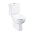 GROHE - Grohe Bau Ceramic ensemble WC à poser complet sans bride avec abattant ultra-fin SoftClose, blanc (39904000) - vignette