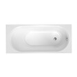 SWISS AQUA TECHNOLOGIES - Project 170x70x45 cm baignoire rectangulaire 204 L en acrylique coulé, sans pieds, sans vidage, sans siphon, blanc (SATVAPRO170) - vignette