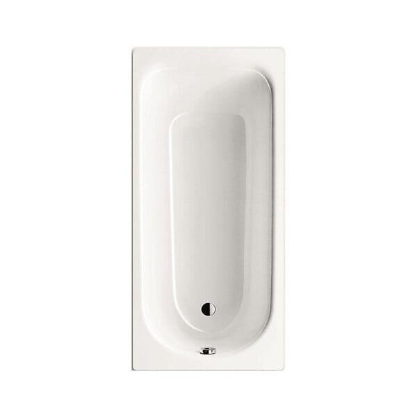KALDEWEI - Eurowa 170x70x39 cm baignoire rectangulaire 178 L en acier émaillé + pieds + vidage + siphon, blanc alpin (KW312-SETP6) - large