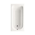 KALDEWEI - Eurowa 170x70x39 cm baignoire rectangulaire 178 L en acier émaillé + pieds + vidage + siphon, blanc alpin (KW312-SETP6) - vignette
