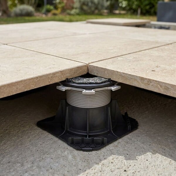 JOUPLAST - Plot réglable autonivelant cleman pour terrasse dalle 80 à 130 mm - JOUPLAST - A l'unite - large