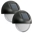 EZ SOLAR - Pack de 2 appliques solaires rondes - 2 x 6 lumens-EZ SOLAR - vignette