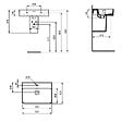 IDEAL STANDARD - Ideal Standard Strada II lavabo 600x430 mm 1 trou + Swiss Aqua Technologies mitigeur lavabo, sans tirette, noir mat (T300001SATBSL271C) - vignette