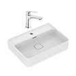 IDEAL STANDARD - Strada II lavabo 600x430 mm 1 trou + Swiss Aqua Technologies Project mitigeur monocommande avec tirette (T300001SATBSPRO275) - vignette