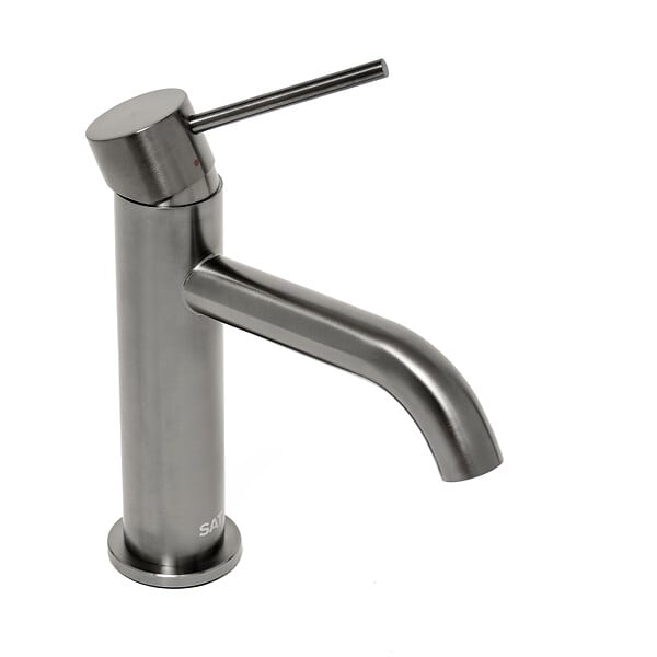IDEAL STANDARD - Ideal Standard Strada II Lavabo 600x430 mm 1 trou + Swiss Aqua Technologies Aurum mitigeur lavabo sur pied, noir mat (T300001SAT271BGM) - large