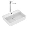 IDEAL STANDARD - Ideal Standard Strada II lavabo 600x430 mm 1 trou + Swiss Aqua Technologies Mood mitigeur lavabo XL sans tirette, chrome (T300001SATBSM285) - vignette