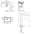 IDEAL STANDARD - Ideal Standard Strada II lavabo 600x430 mm 1 trou + Swiss Aqua Technologies Mood mitigeur lavabo XL sans tirette, chrome (T300001SATBSM285) - vignette