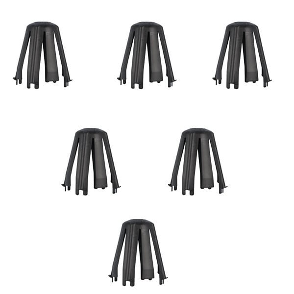 HELLERMANNTYTON - HellermannTyton Lot de 6 capots de protection pour spot encastrés SpotClip-II - large
