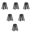 HELLERMANNTYTON - HellermannTyton Lot de 6 capots de protection pour spot encastrés SpotClip-II - vignette