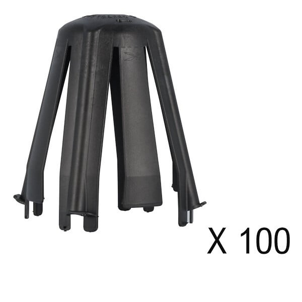 HELLERMANNTYTON - Lot de 100 capots de protection pour spot encastrés SpotClip-II-HellermannTyton - large